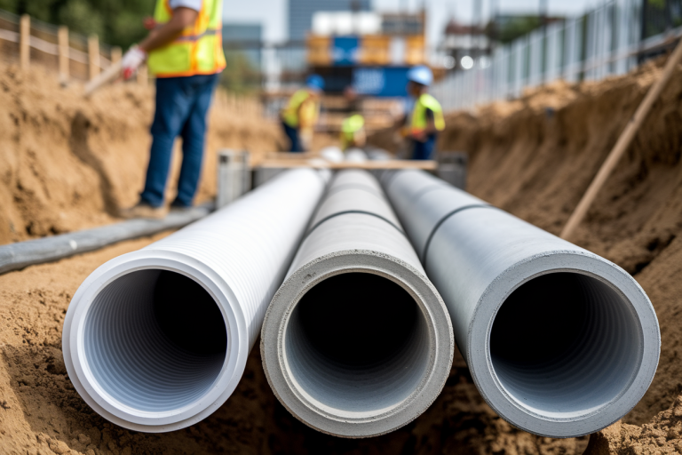 Regard eau usée PVC : Buses d&rsquo;assainissement en béton ou PVC