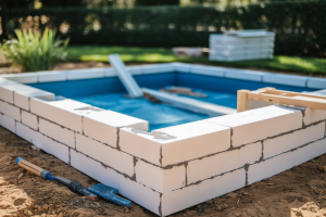 Meilleur Kit Piscine Enterrée : Béton Bloc Polystyrène Pas Cher à Monter