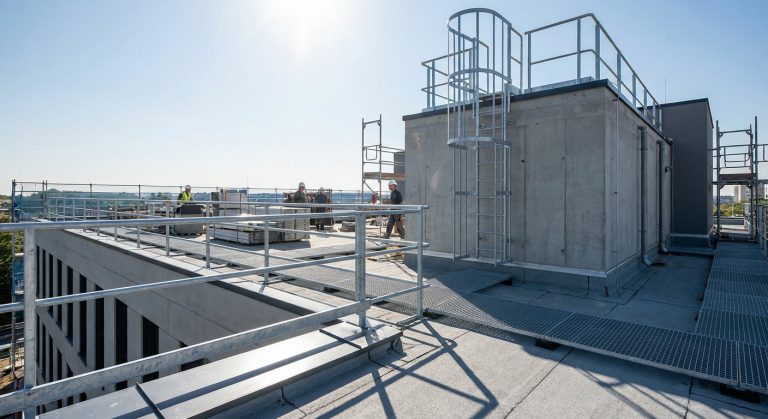 Rénovation d&rsquo;immeuble : quelles sont les normes pour l&rsquo;accès sécurisé en toiture ?